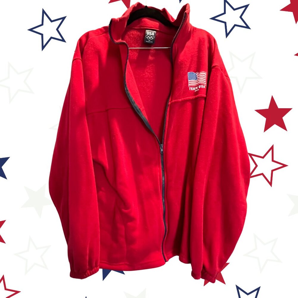 🧥 Team USA Fleece Jacket (XL) 🇺🇸